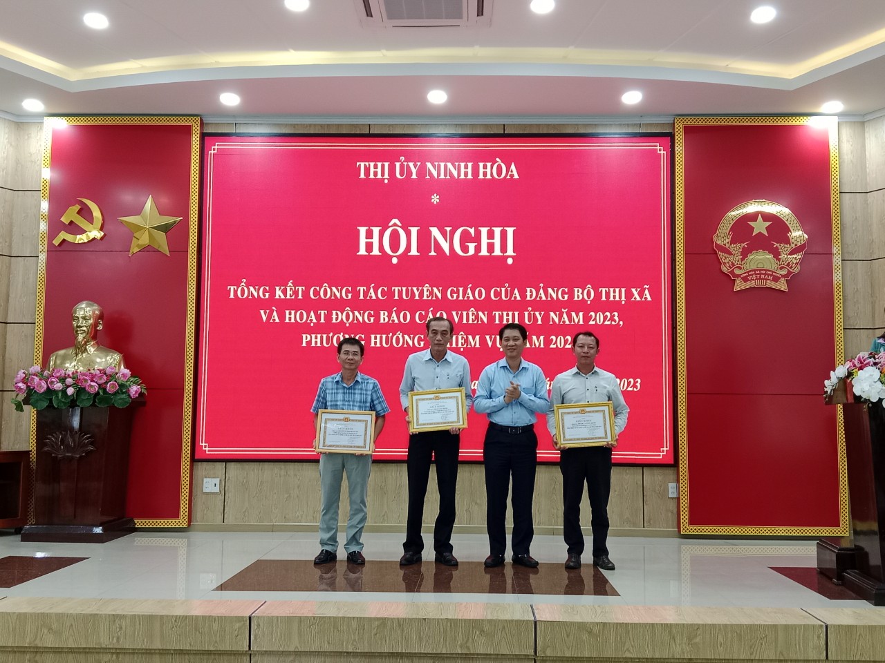 Thị ủy Ninh Hòa: Tổng kết công tác Tuyên giáo năm 2023, triển khai nhiệm vụ năm 2024